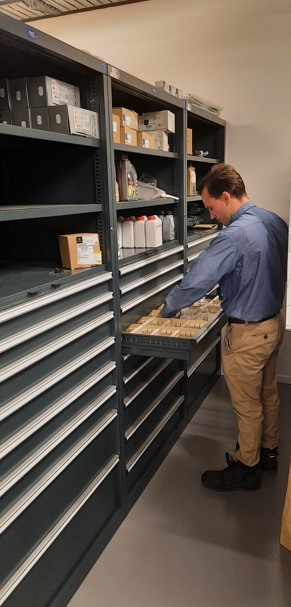 Drawer Storage can tidy-up your parts store