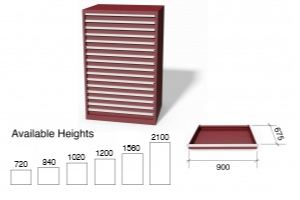 DA Cabinet - Plan Drawers and Shelving