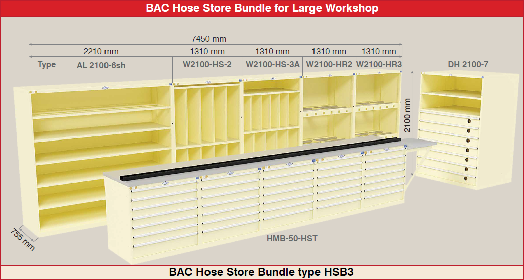 BAC Hose Storage Bundle (Large) HSB3